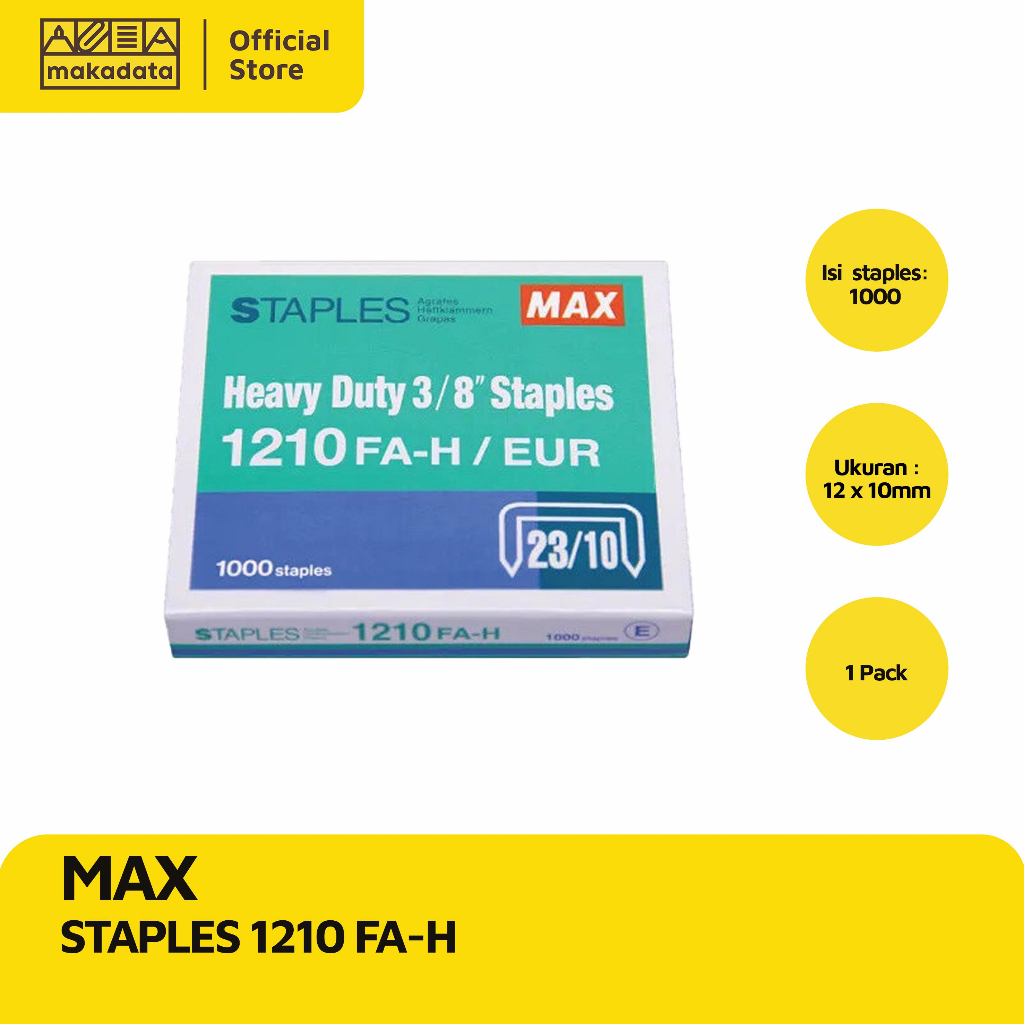 

REFILL / ISI STAPLES MAX 1210 MURAH