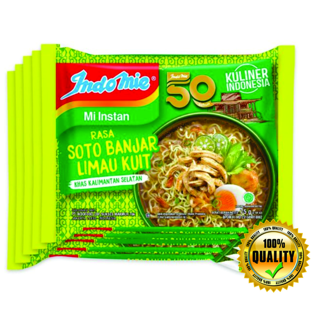 

Indomie Mi Instan Soto Banjar Limau Kuit 75 g
