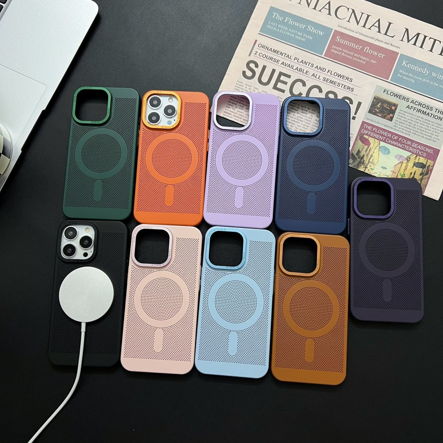 HARGA CUCI GUDANG Case Focus Pixel Case Cooling Pendingin Hp iPhone 15 + PRO MAX