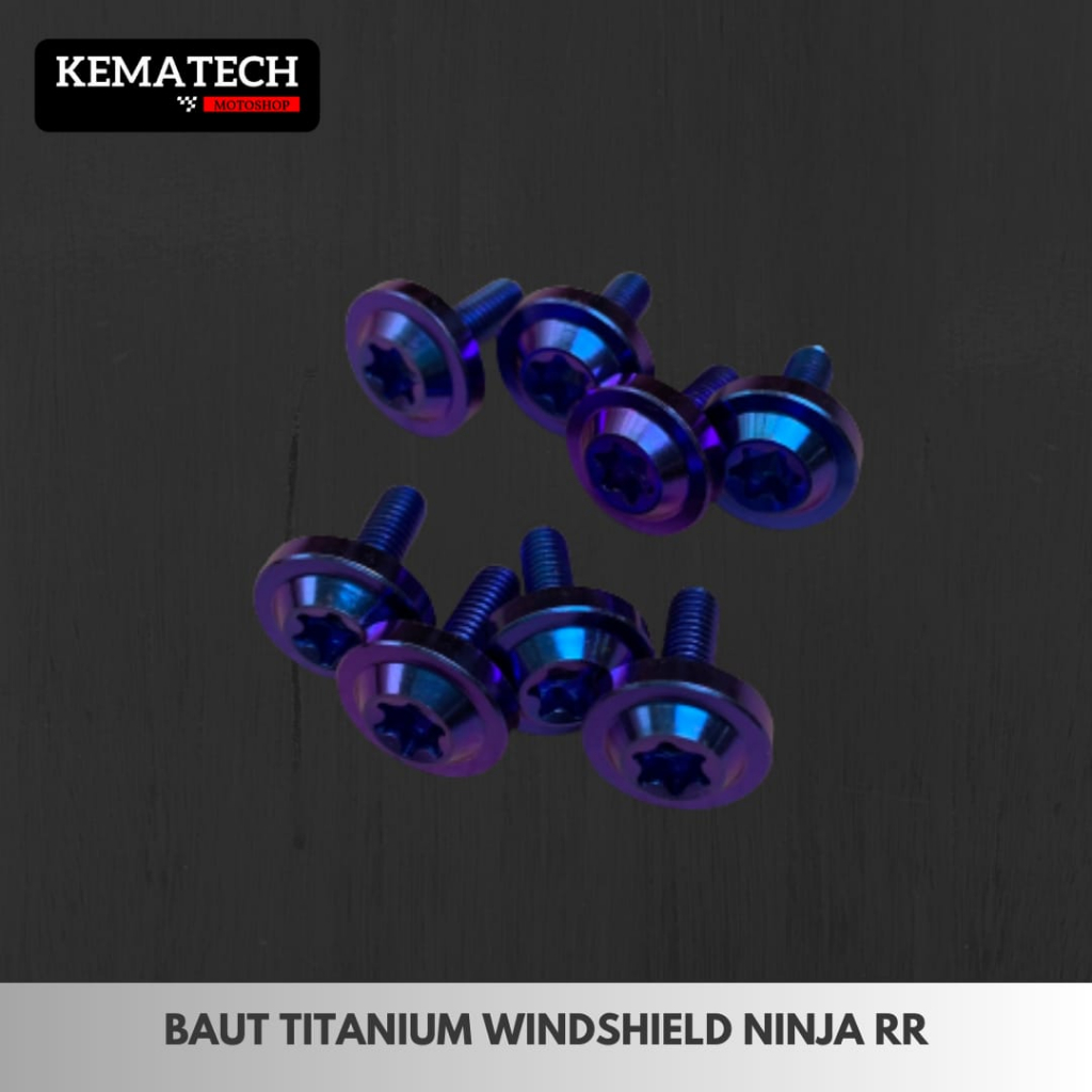 BAUT TITANIUM WINDSHIELD NINJA RR | BAUT VISOR WINDSHIELD NINJA RR