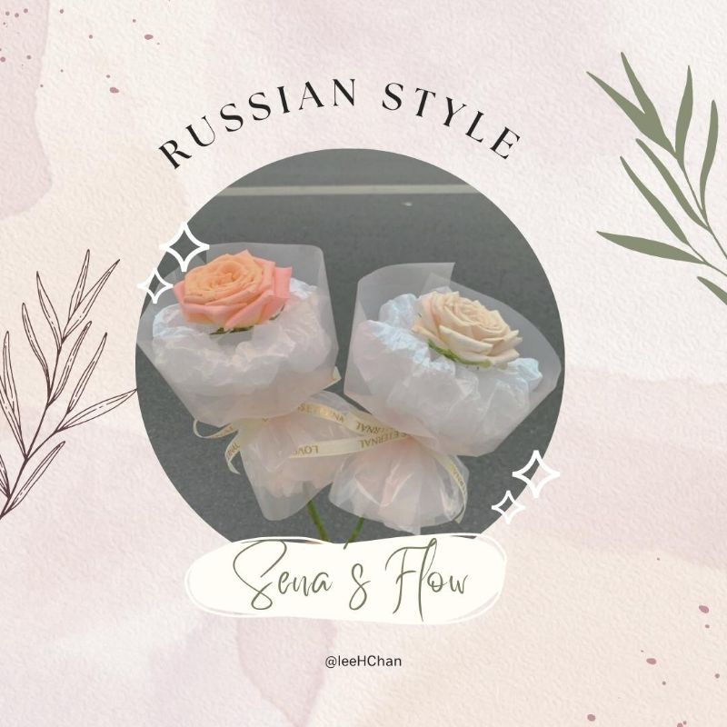 

single flower russian style| Sena's Flow