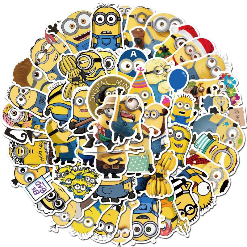 

Stiker Cutting Minion DESPICABLE ME Vinyl Stiker Laptop | Stiker Koper Tumbler | Stiker Hp Anti Air Dan Lainnya