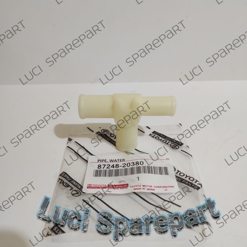 Pipa T Radiator Bypass Sambungan Selang Heater Alphard Besar Kecil