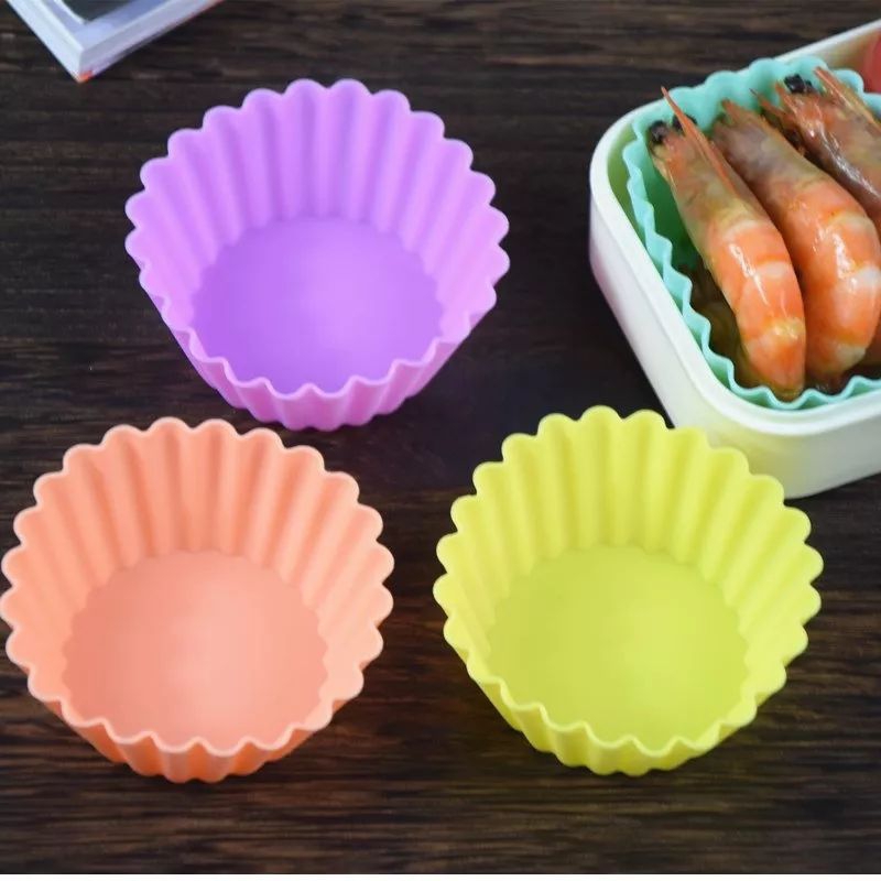 1 Buah Silicone Cup Cake, Cetakan Kue Coklat CupCake Silicone Tahan Panas