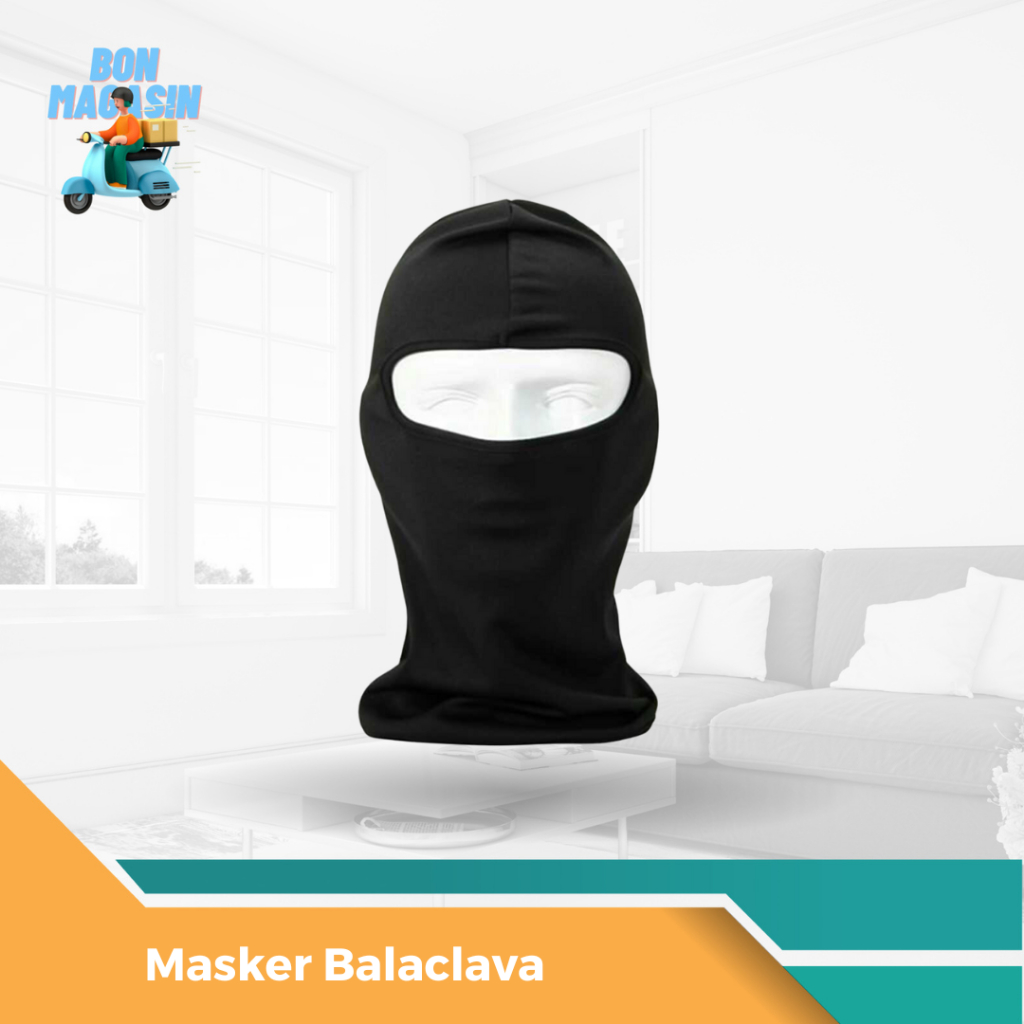 Masker Motor Full Face Balaclava - Masker Ninja - Masker Maling