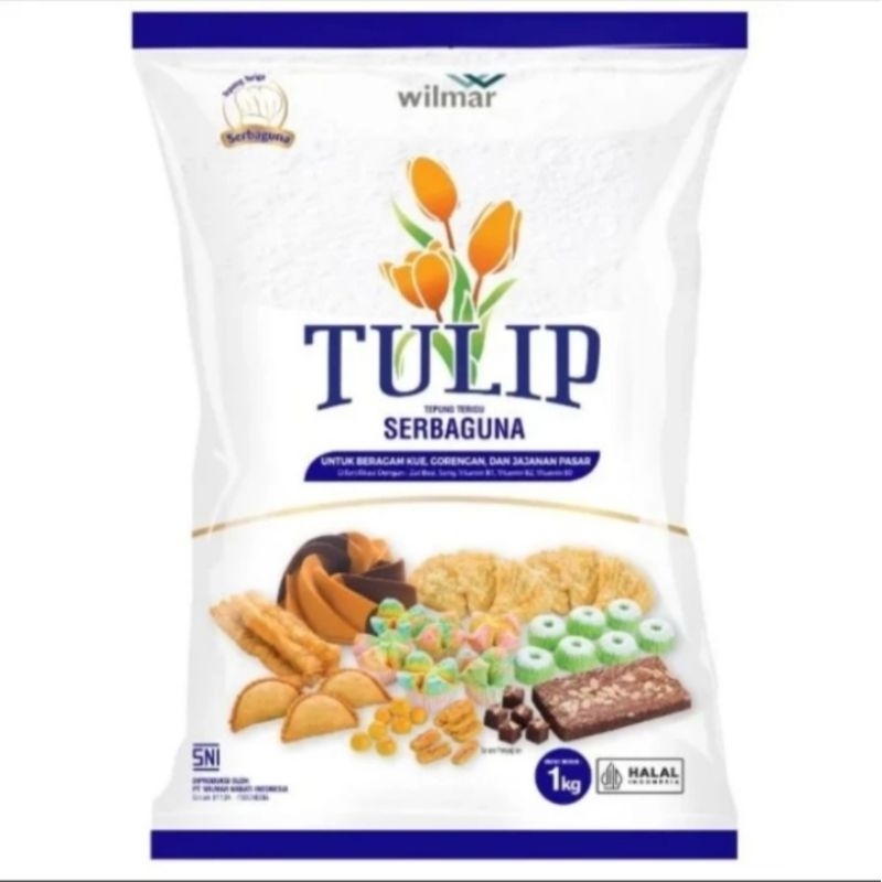 

TULIP TEPUNG TERIGU 1KG (WILMAR)