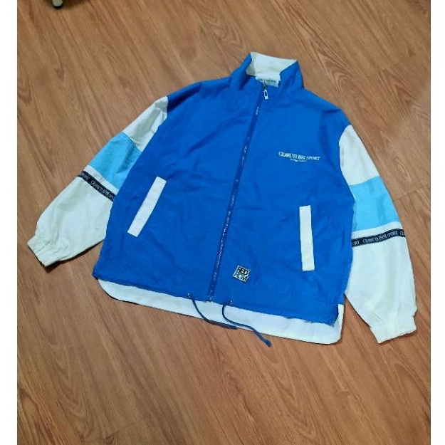 jacket windbreaket cerruti vintage color blok