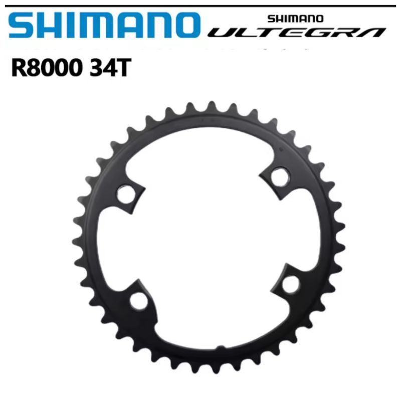 chainring Ultegra r8000  34t chain ring bcd 110 asimetris original shimano ultegra
