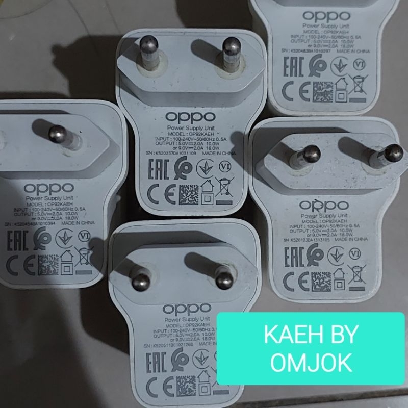 Kepala Charger Oppo A93 Copotan 18w Ori 1000%