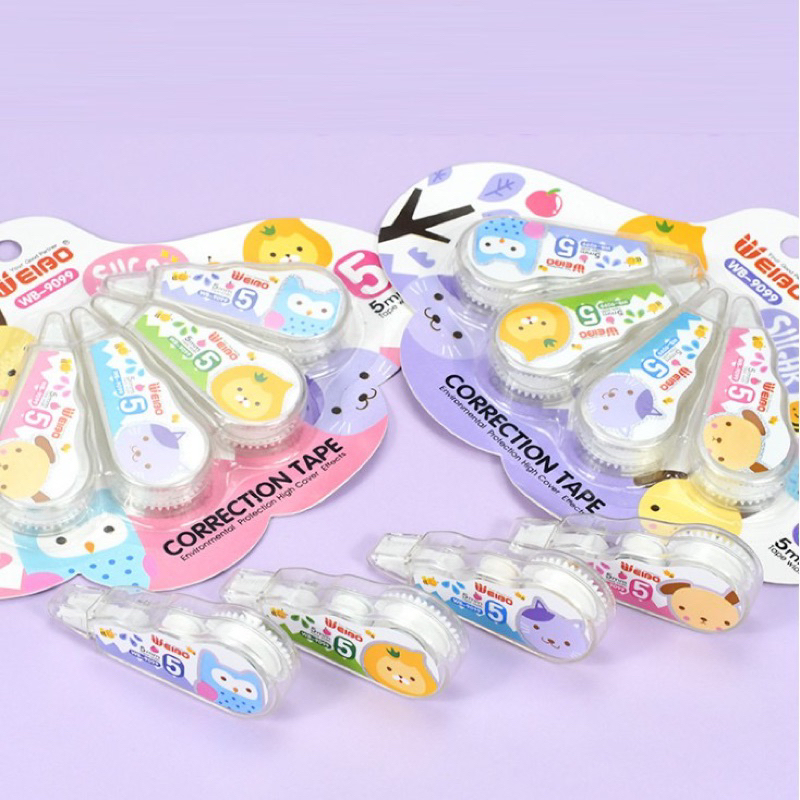 

[PSS] CORRECTION TAPE | TIP EX ROLL | TIPEX KARAKTER | TIP X LUCU BT21 SANRIO
