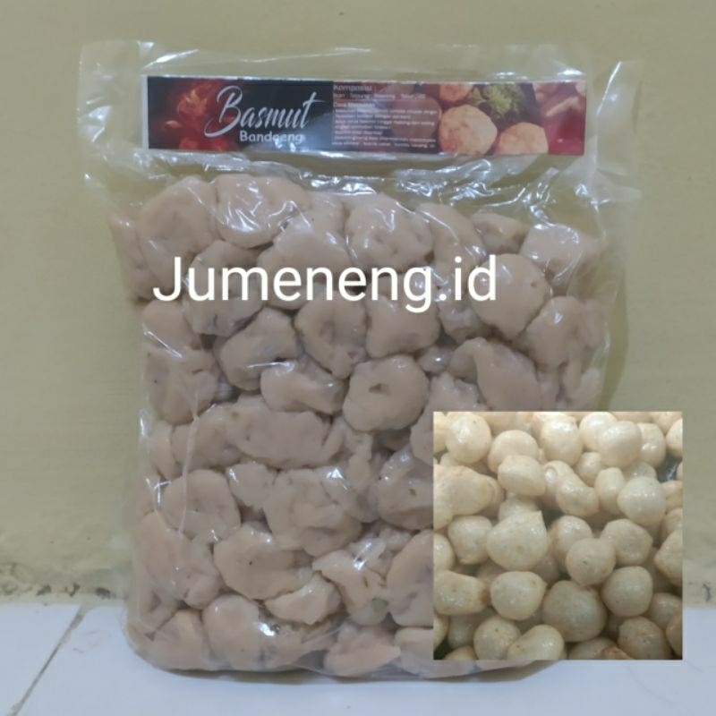 

Basmut / Baso imut rasa ikan berat 1kg