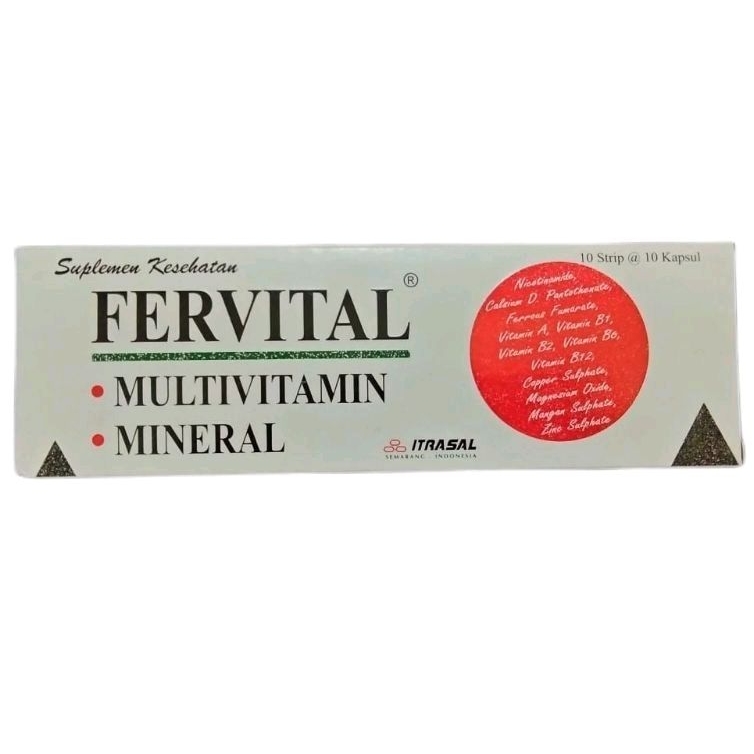 FERVITAL - Multivitamin dan Mineral (100's /Dus)