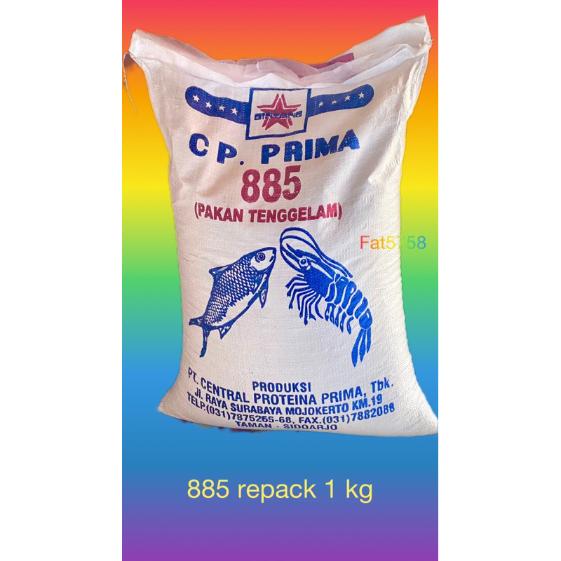 Qweena1 885 Pakan Udang Tenggelam (1 Kg)