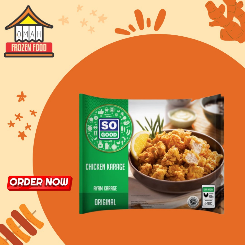 

So Good Chicken Karage 400gr (NON COD DILUAR KOTA JATENG)