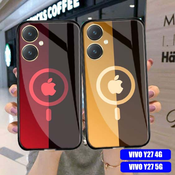 Softcase Glass Kaca VIVO Y27 4G VIVO Y27 5G [M145] Case HP VIVO Y27 4G VIVO Y27 5G - Casing VIVO Y27