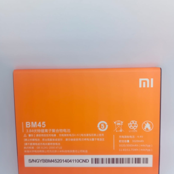 baterai xiaomi redmi note 2 BM45  baterai batere batere xiaomi bm 45 redmi note 2