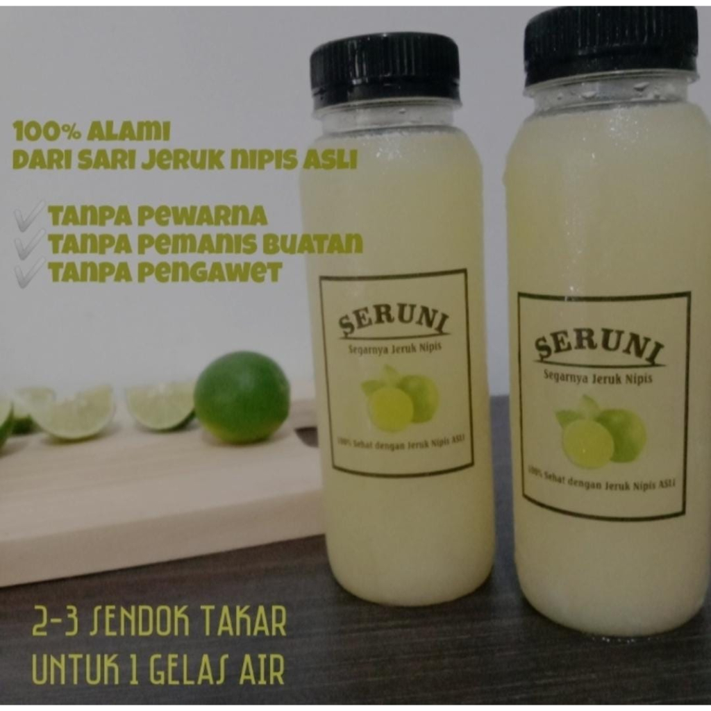 

Asli perasan jeruk nipis seruni 250ml