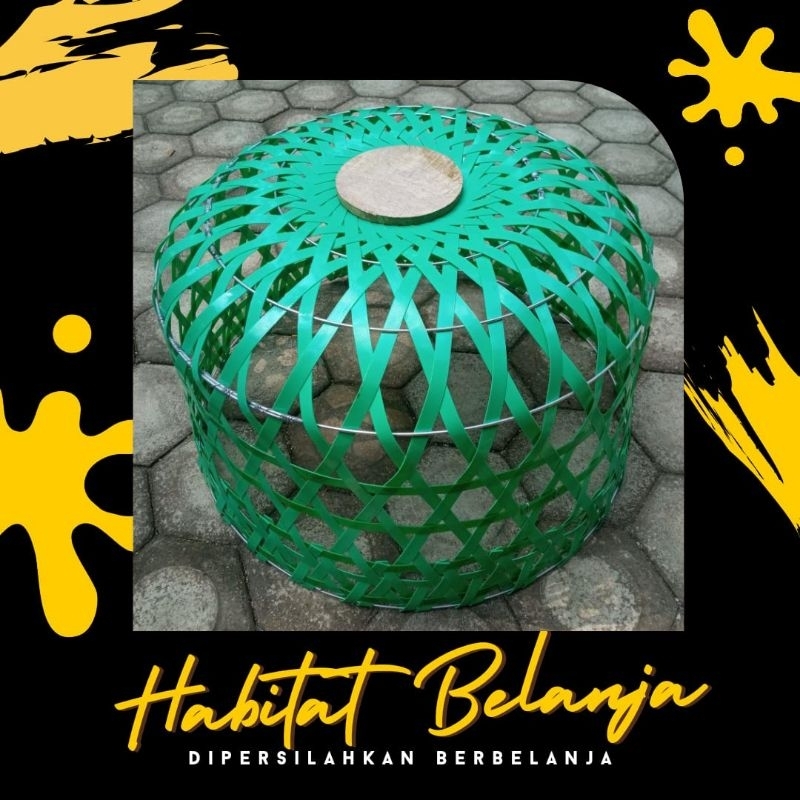 KURUNGAN JEMURAN UMBARAN BURUNG MERPATI DORO AYAM FIBER HIJAU AWET TAHAN PANAS HUJAN