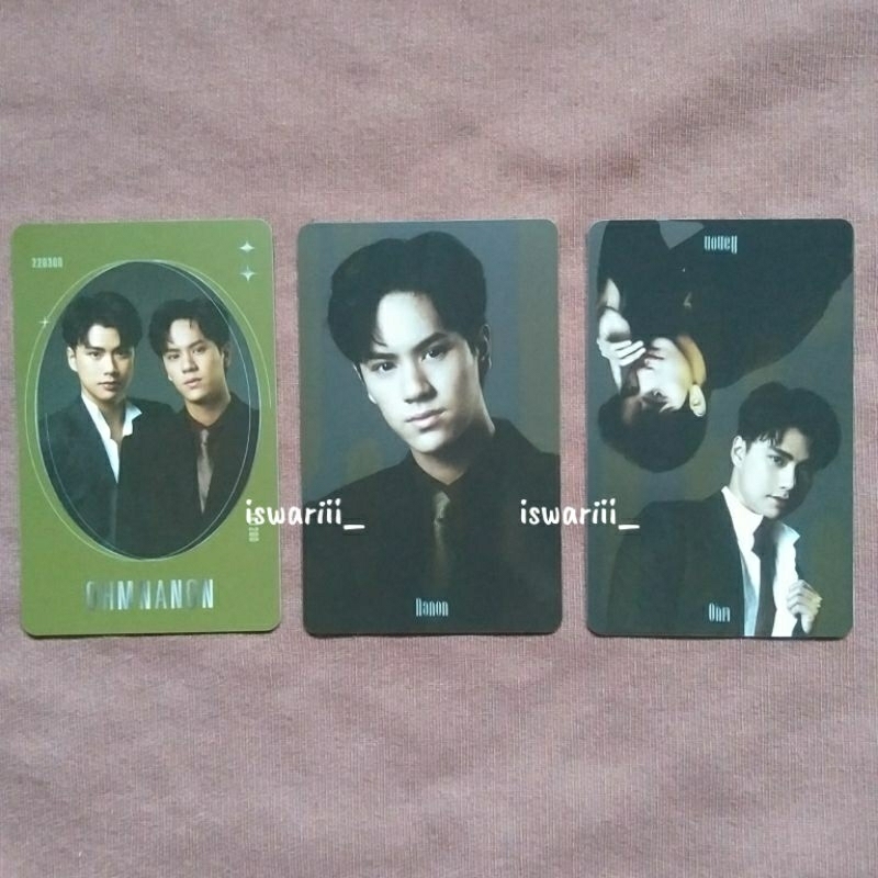 [booked] pc signature series nanon ohmnon ohmnanon photocard gmmtv