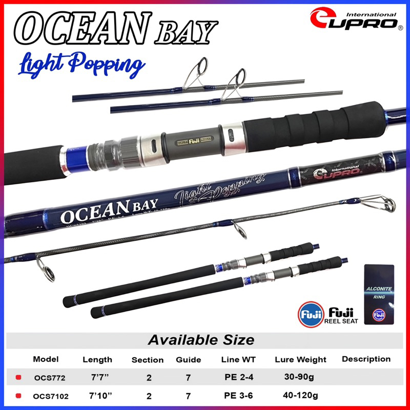 EUPRO OCEAN BAY OCS772 - OCS7102 SPINNING | LIGHT POPPING | JORAN POPPING