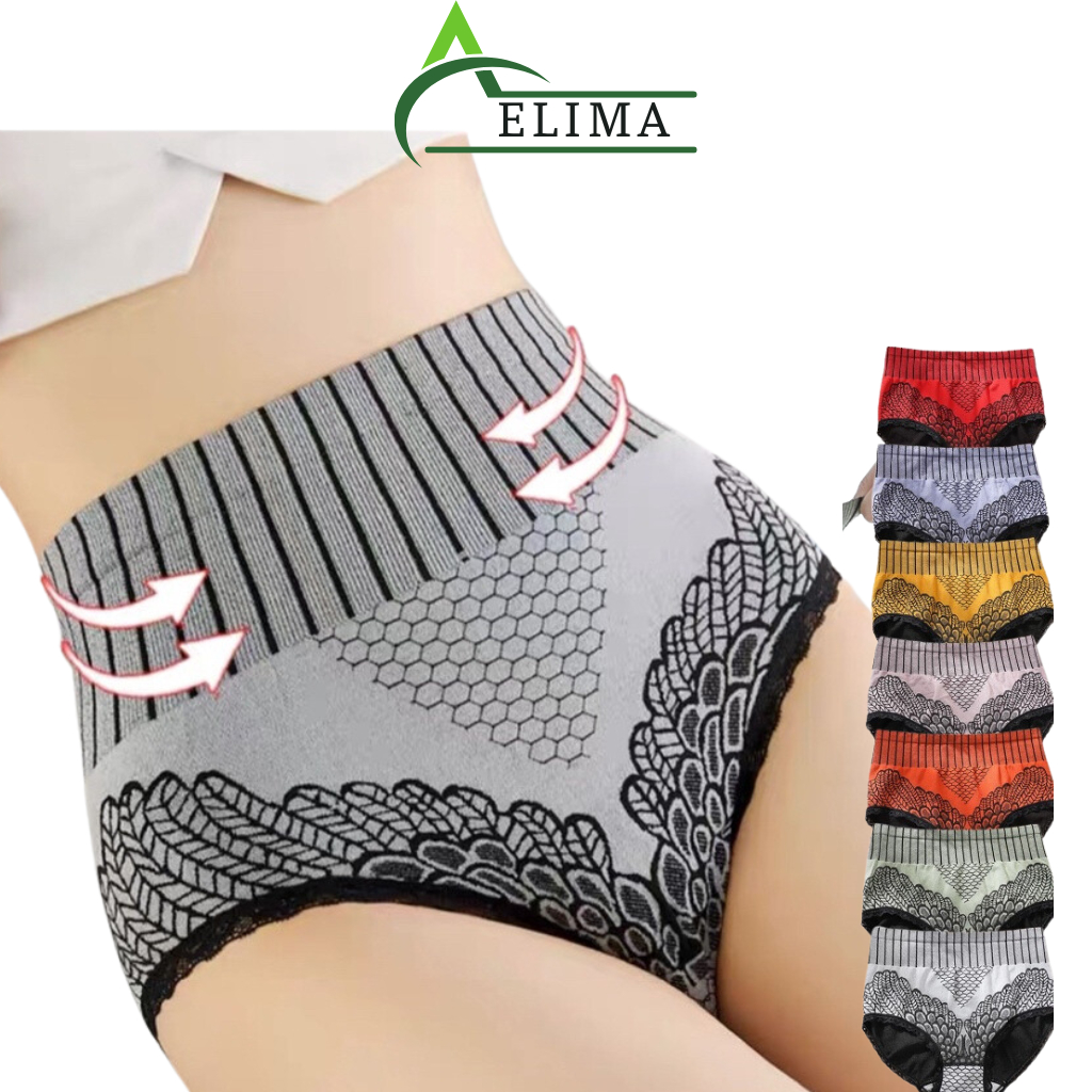 HONEYCOMB MASSAGE WOMEN UNDERWEAR Thermal Circulation Therapy Massage Panties Celana Pijat Terapi Si