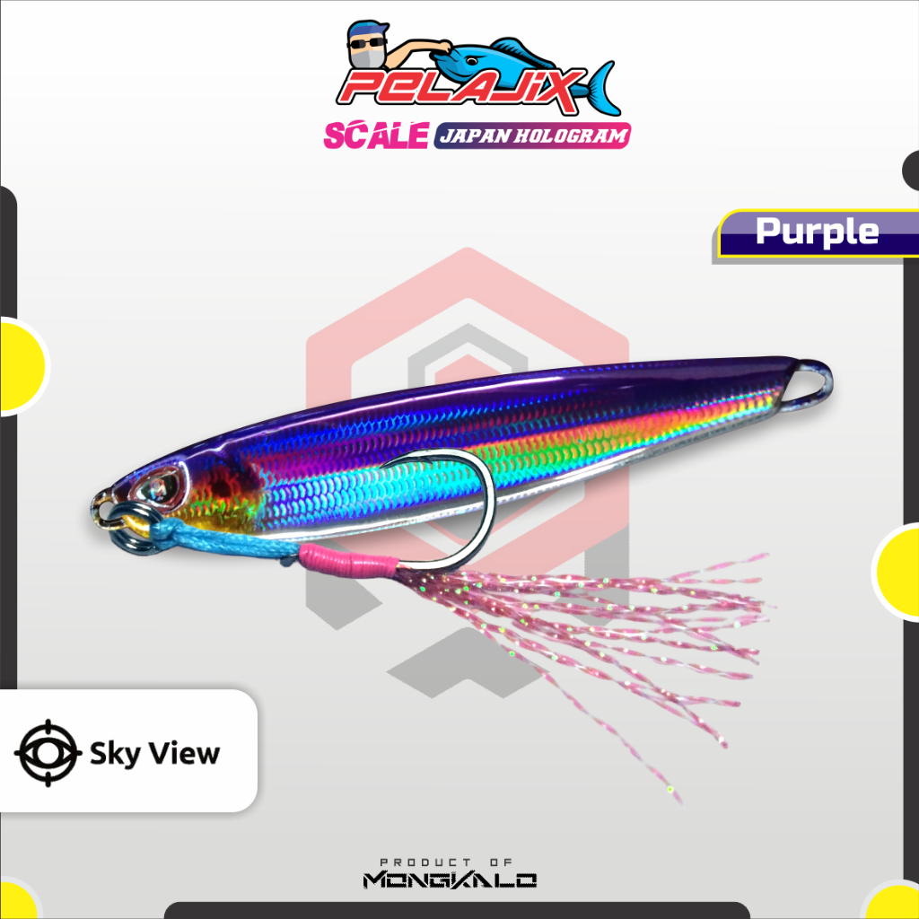 Mongkalo Pelajix Sisik-Kecil noGID noMotif Candy 60 Ungu