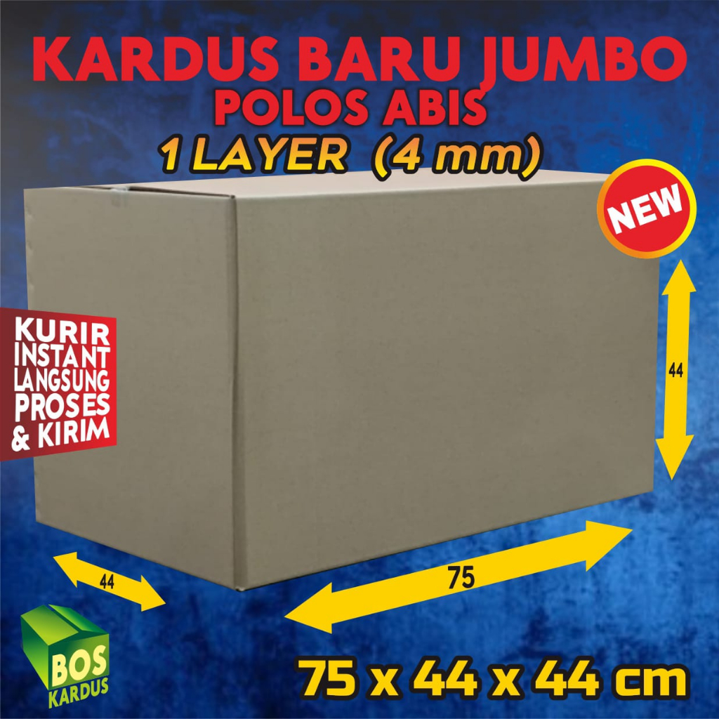 Kardus Pindahan Besar Packing Bekas Packaging Dus Tebal Box Pengiriman Penyimpanan Kotak 1ply 2ply B