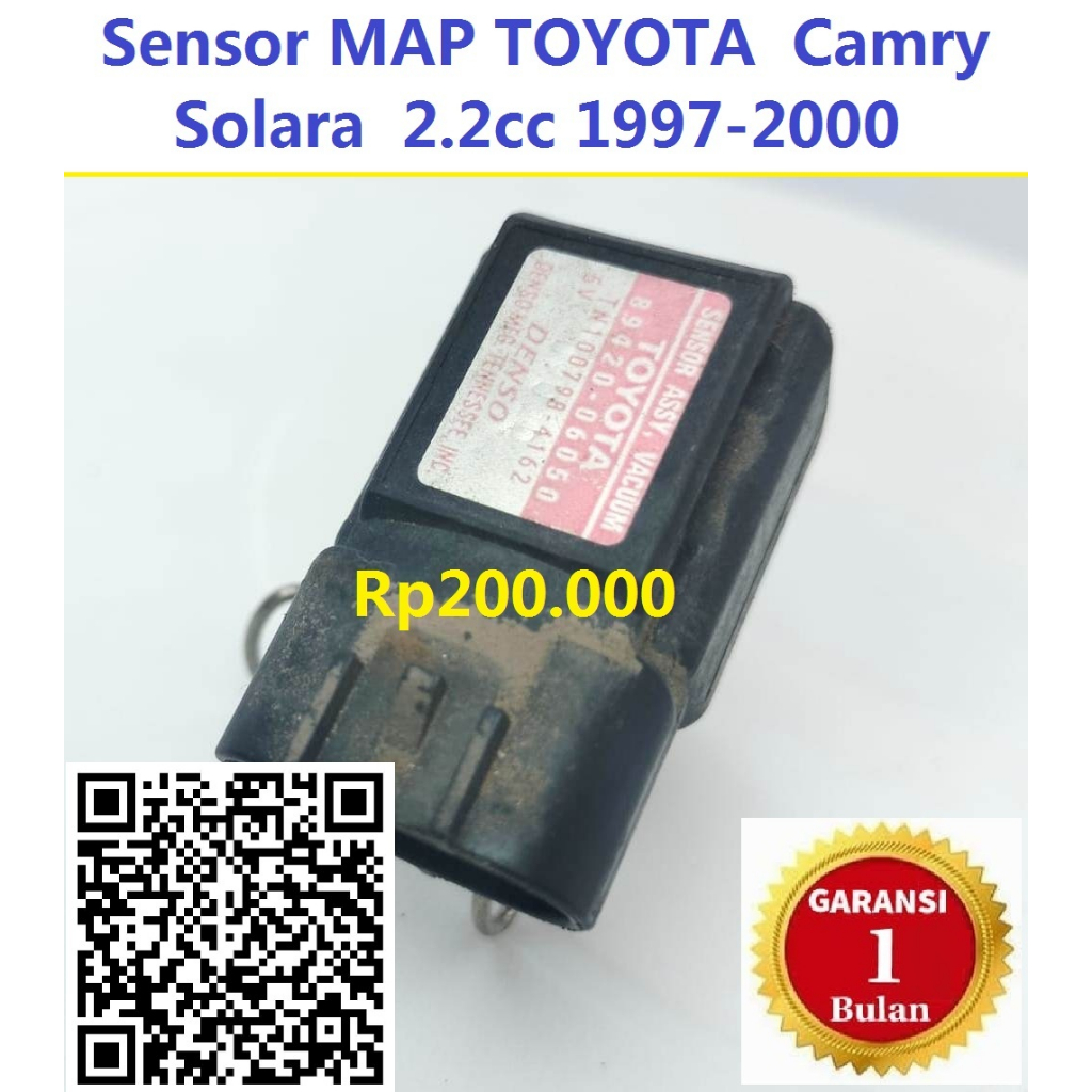 Sensor Map Maf Toyota Soluna Great corolla Kijang kapsul camry solara 89420-06050 assy vacum Denso c