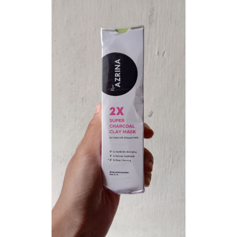 {READY} AZRINA 2X Super Charcoal Clay Mask