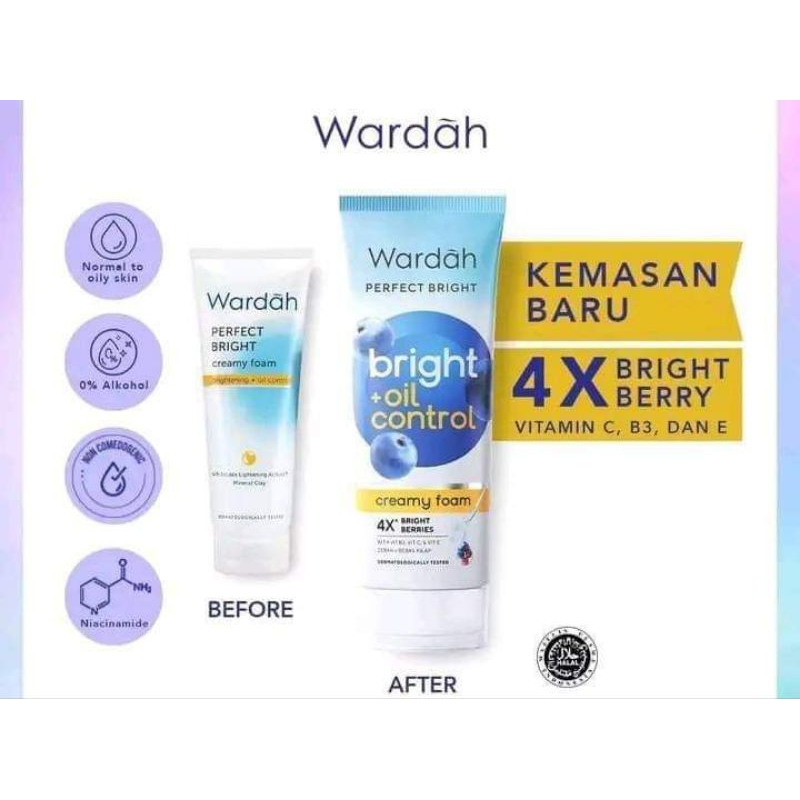 WARDAH FACIAL WASH CREAMY FOAMSmoothing & Oil Foam