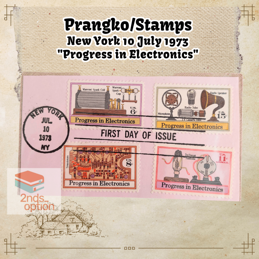 

Prangko/Stamps New York 10 July 1973 "Progress in Electronics