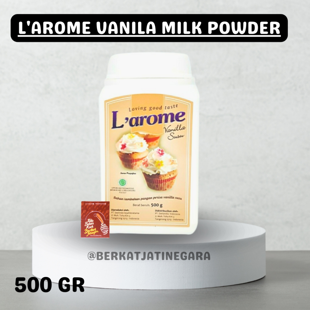 

LAROME VANILLA MILK POWDER 500 GR / PERISA RASA VANILLA LAROME / VANILI