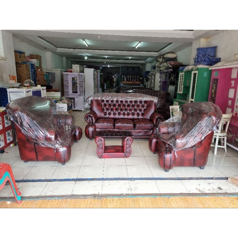 (Free Ongkir) Sofa Set Jaguar Belimbing JUMBO 321