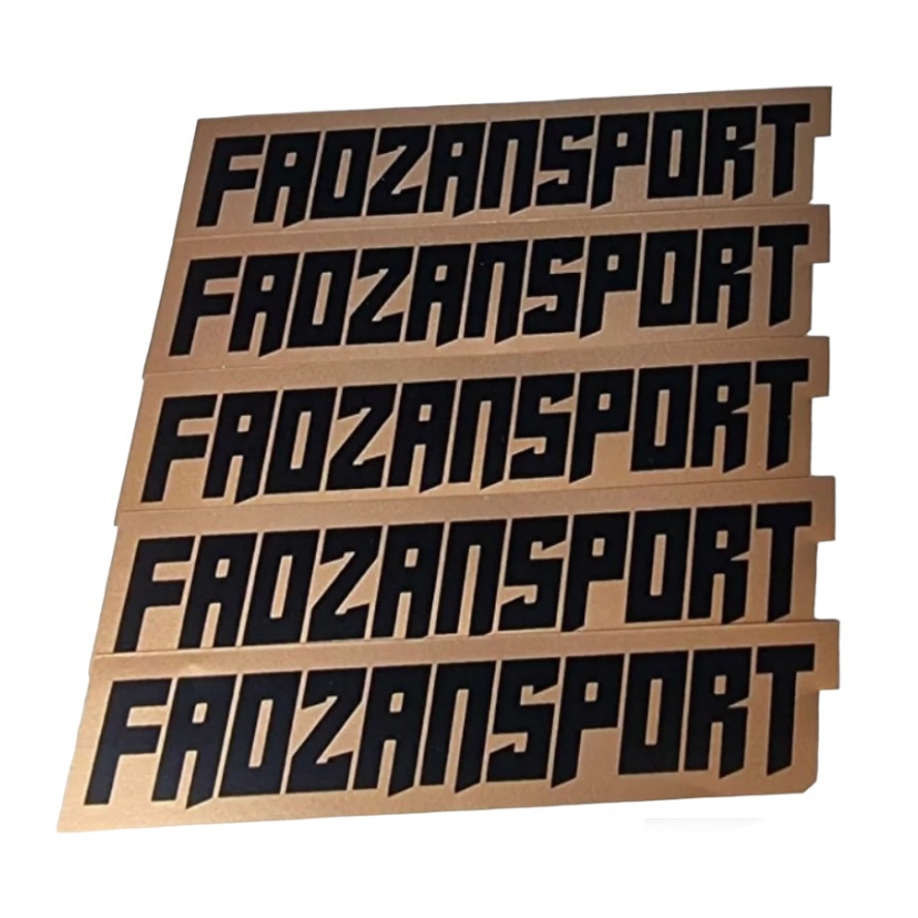 

Stiker Faozansport gold list HITAM Original