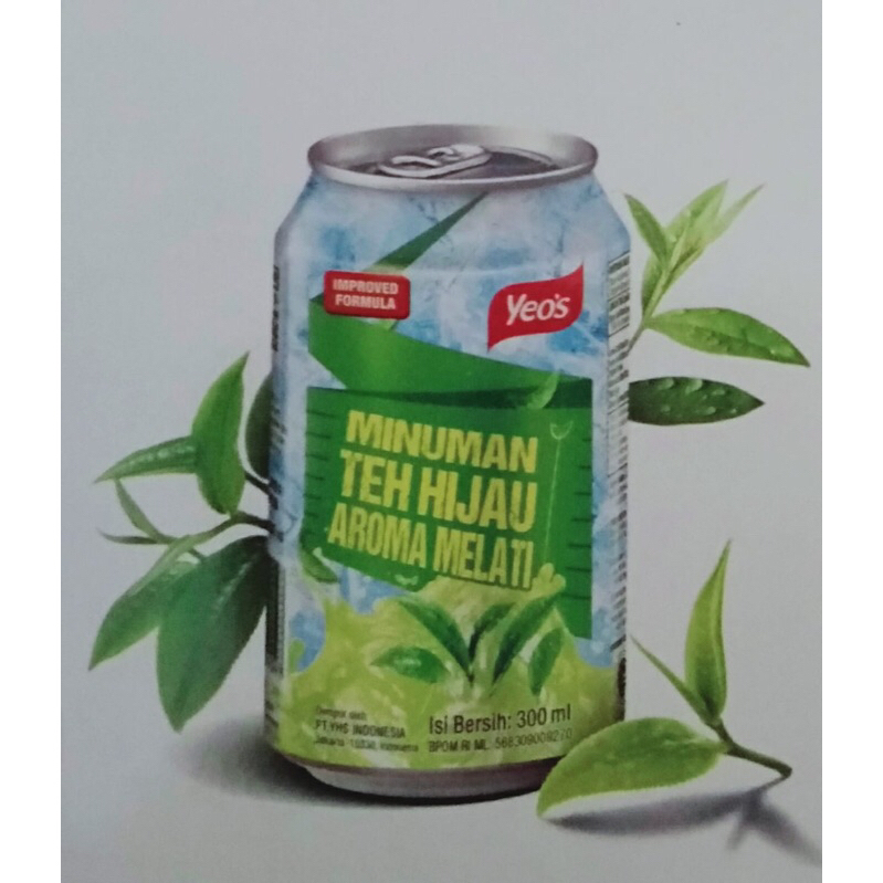 

Yeo’s teh hijau melati can 300 ml ( jasmine green tea ) 1 karton isi 24 kaleng