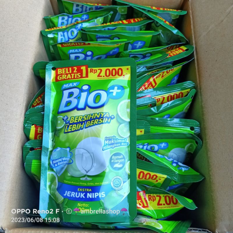1 DUS BIO+ CUCI PIRING KEMASAN 2000