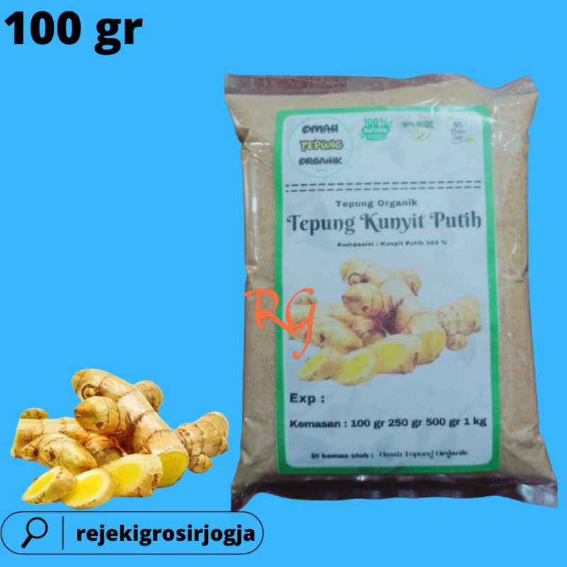 

Tepung Kunyit Putih Kemasan 100 GRAM/Bubuk Kunyit Putih Kemasan 100 GRAM/Serbuk Kunyit Putih kemasan 100 GRAM