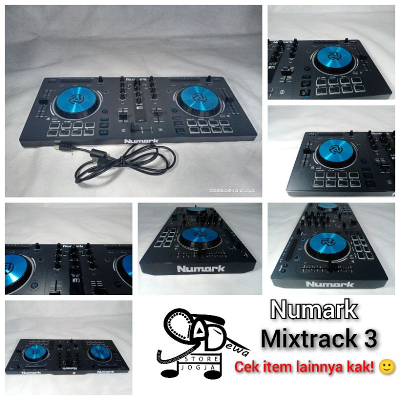 NUMARK MT3 DJ CONTROLLER MIXTRACK 3 MT 3 CONTROLER  MIX TRACK