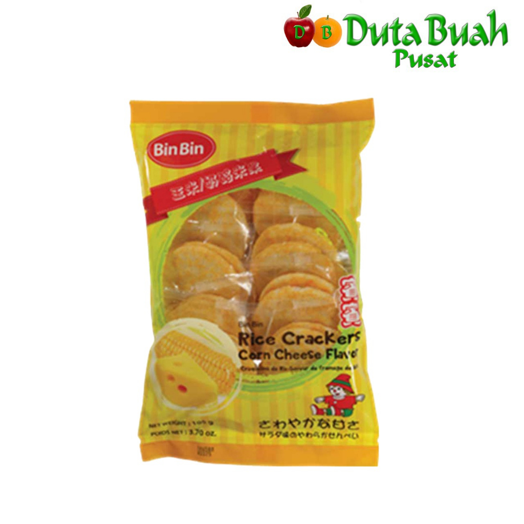 

DUTA BUAH BIN BIN RICE CRACK CORN CHEESE 105 GR