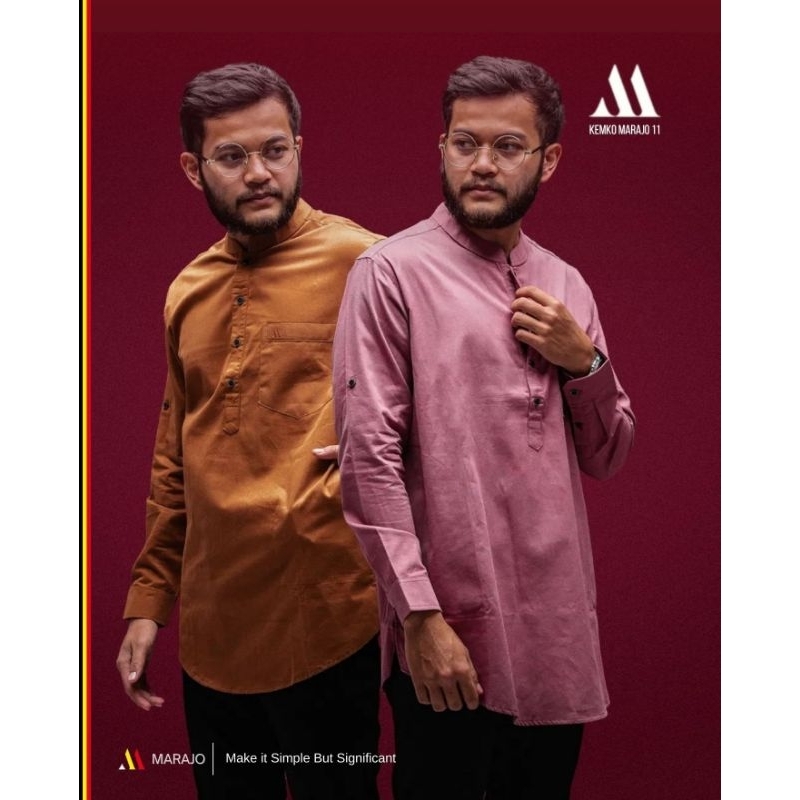 Kemko Pria Lengan Panjang Marajo/Kemko Katun Marajo