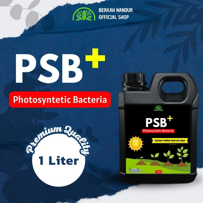 PSB+ Photosyntetic Bacteria Bakteri Fotosintesis Premium Pertanian Pupuk Hayati Mikrobia 1 Liter