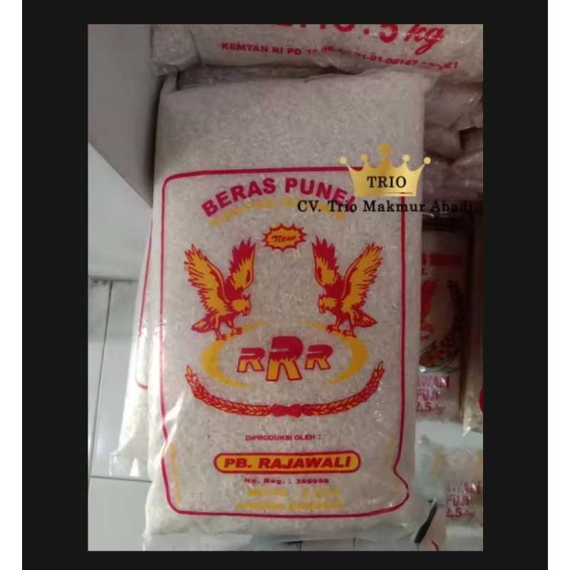 

beras rajawali kemasan 2,5kg siap kirim