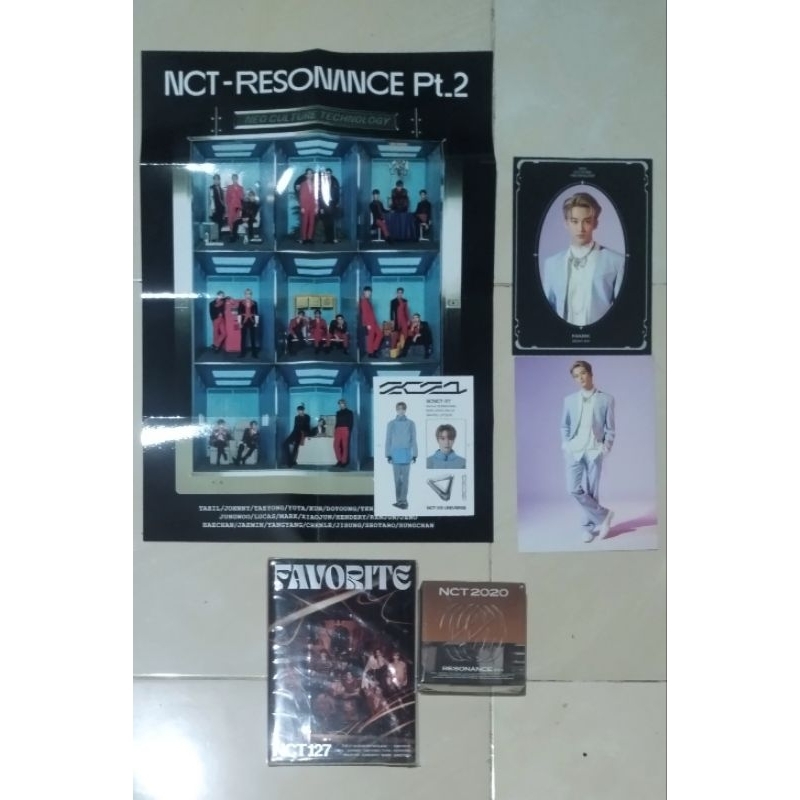 NCT 127 Album favorite catharsis Jaehyun set 2020 Resonance Future kihno Arrival folded poster Mark 
