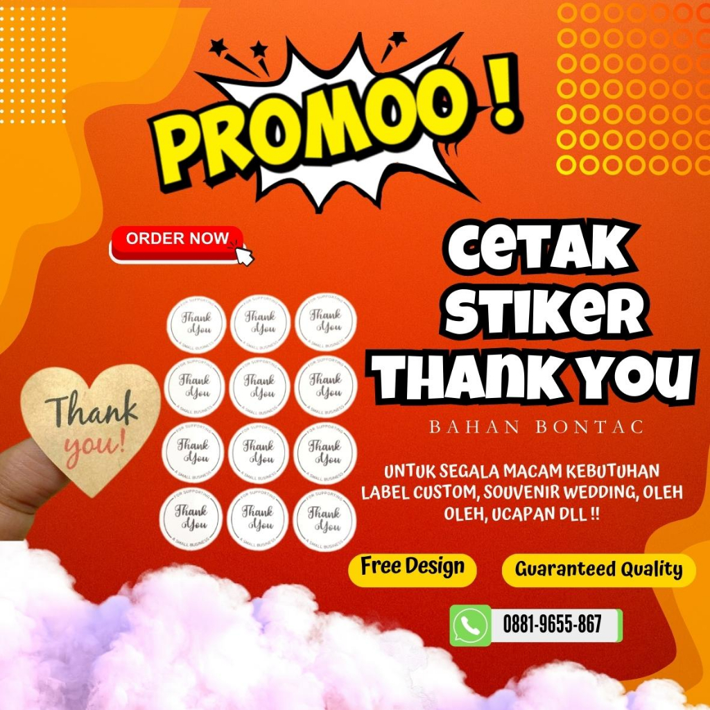 

Thank you card custom / thank you card olshop / thank you card souvenir / thankyou Satuan