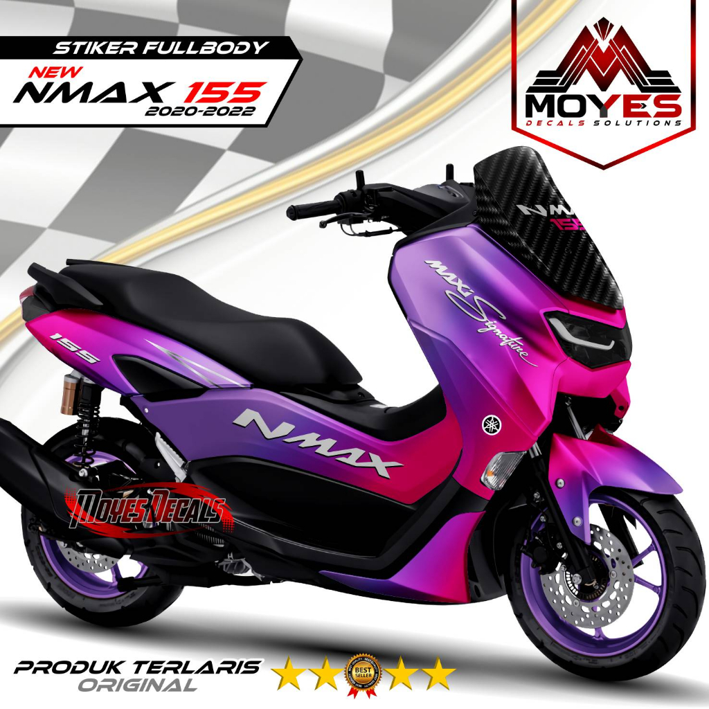 Decal Sticker Yamaha Nmax 155 New Fullbody Maxi Signature Decal stiker nmax new Bunglon