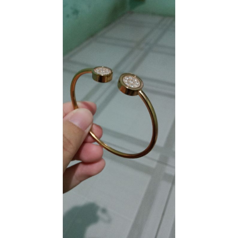 GELANG KESEHATAN MCI ORI ROSE GOLD PRELOVED