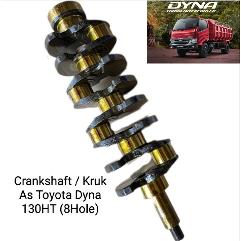Crankshaft Kruk As Ker As Toyota Dyna 125HT / 130HT 8Hole (WO4D)