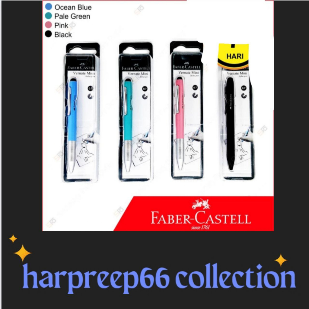 

pen stylus faber castell vernate mini 0,7 mm (vernatel II) warna pale green
