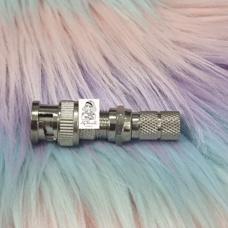 1SET KONEKTOR CCTV BNC JACK DRAT CCTV 1SET