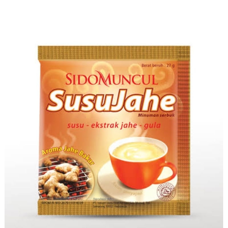 

SUSU JAHE SIDOMUNCUL 1 RENCENG ISI 10 SACHET 27 GR